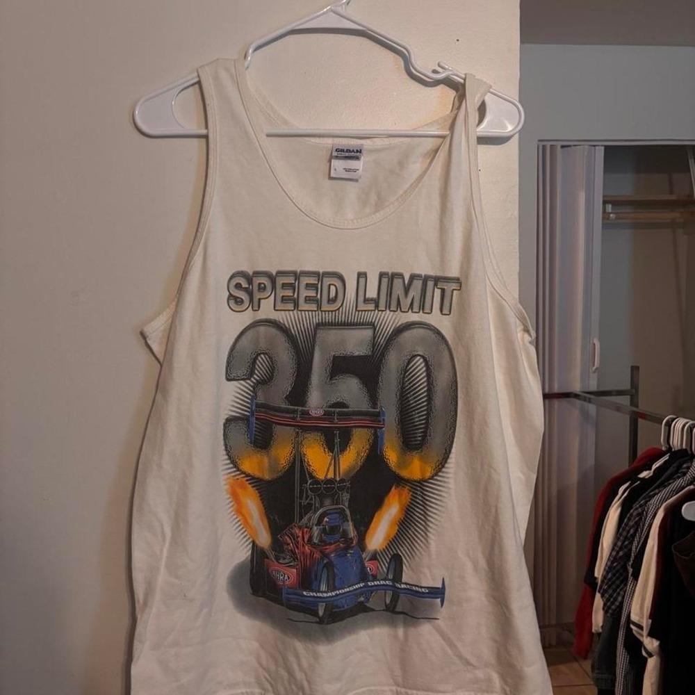 Gildan Speed Limit 350 tank top size L